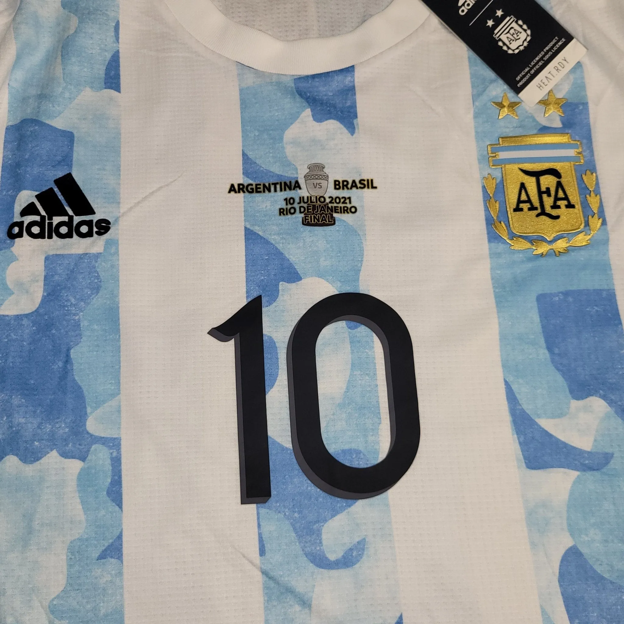 Messi Argentina 2020 2021 2022 COPA AMERICA FINAL PLAYER ISSUE Home Soccer Jersey Shirt BNWT XL SKU# FS6568