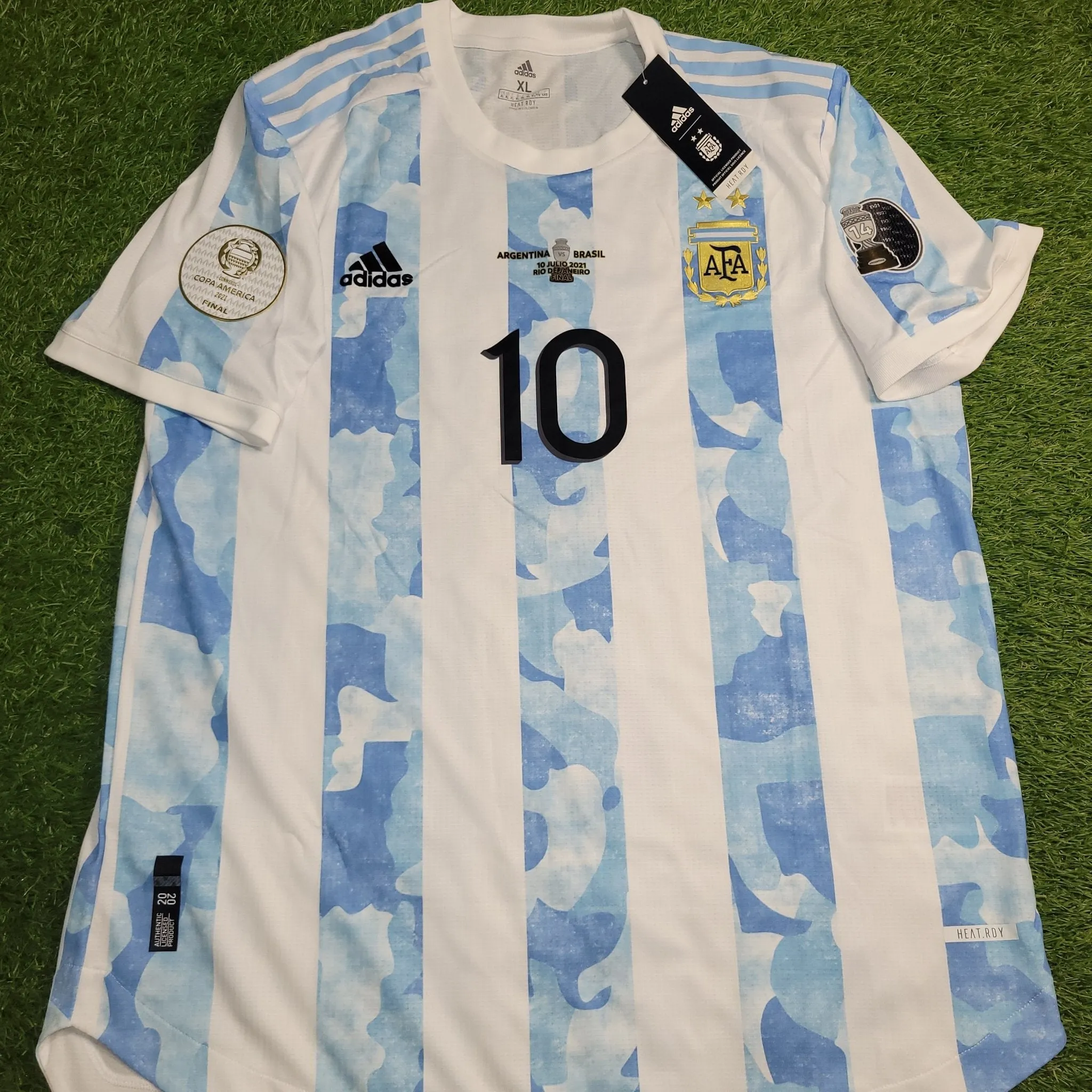 Messi Argentina 2020 2021 2022 COPA AMERICA FINAL PLAYER ISSUE Home Soccer Jersey Shirt BNWT XL SKU# FS6568