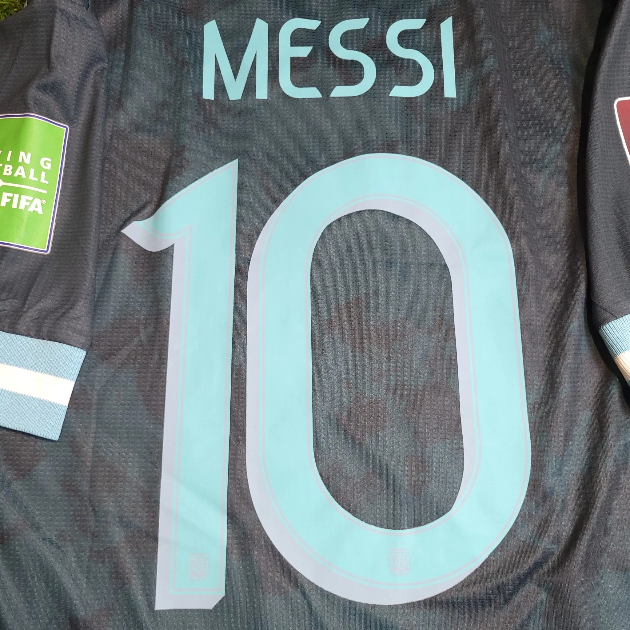 Messi Argentina 2020 2021 2022 WORLD CUP QUALIFIERS PLAYER ISSUE Away Soccer Jersey Shirt BNWT L SKU# FH8570