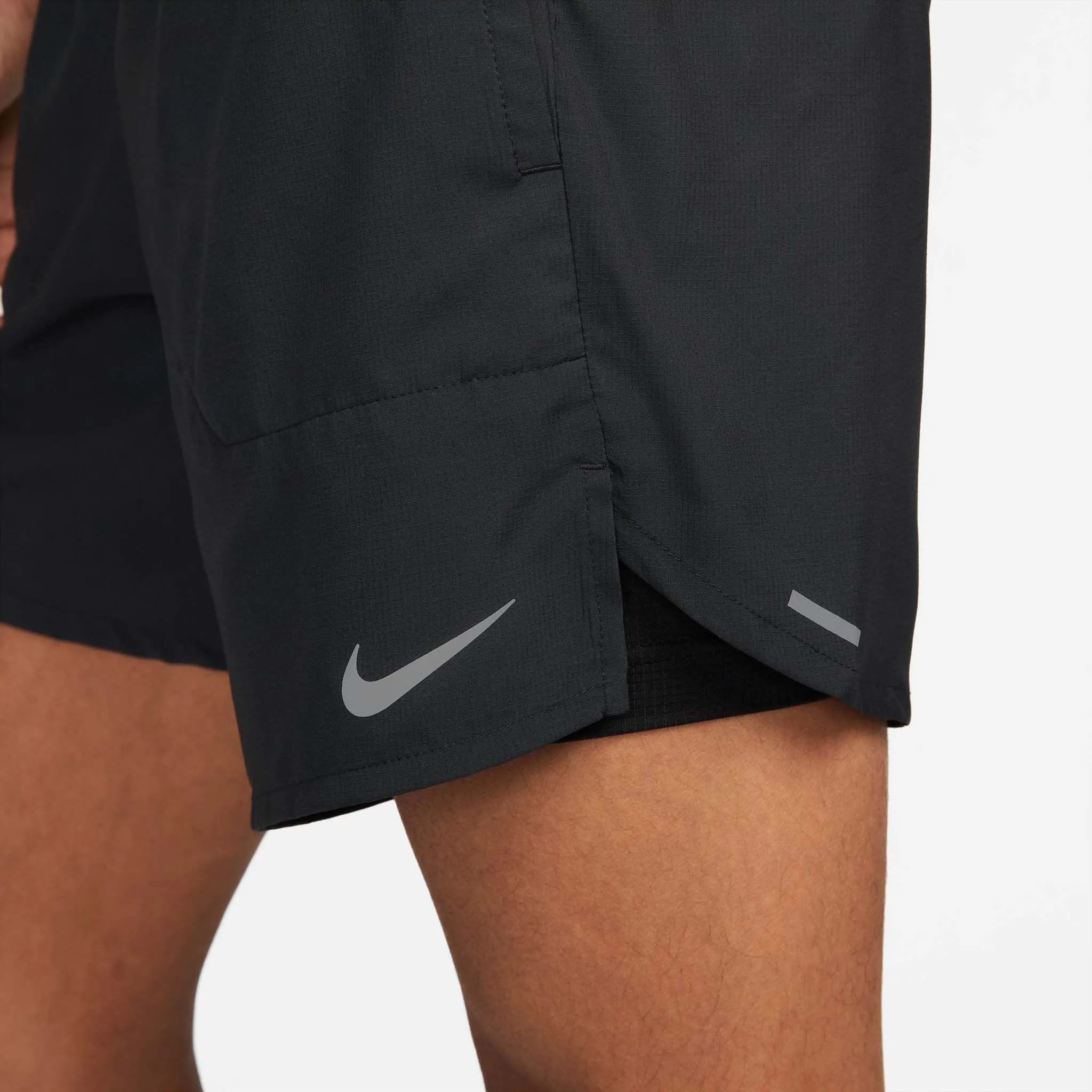 Nike | Men's Dri-FIT Stride 7" 2-in-1 Running Shorts - Black