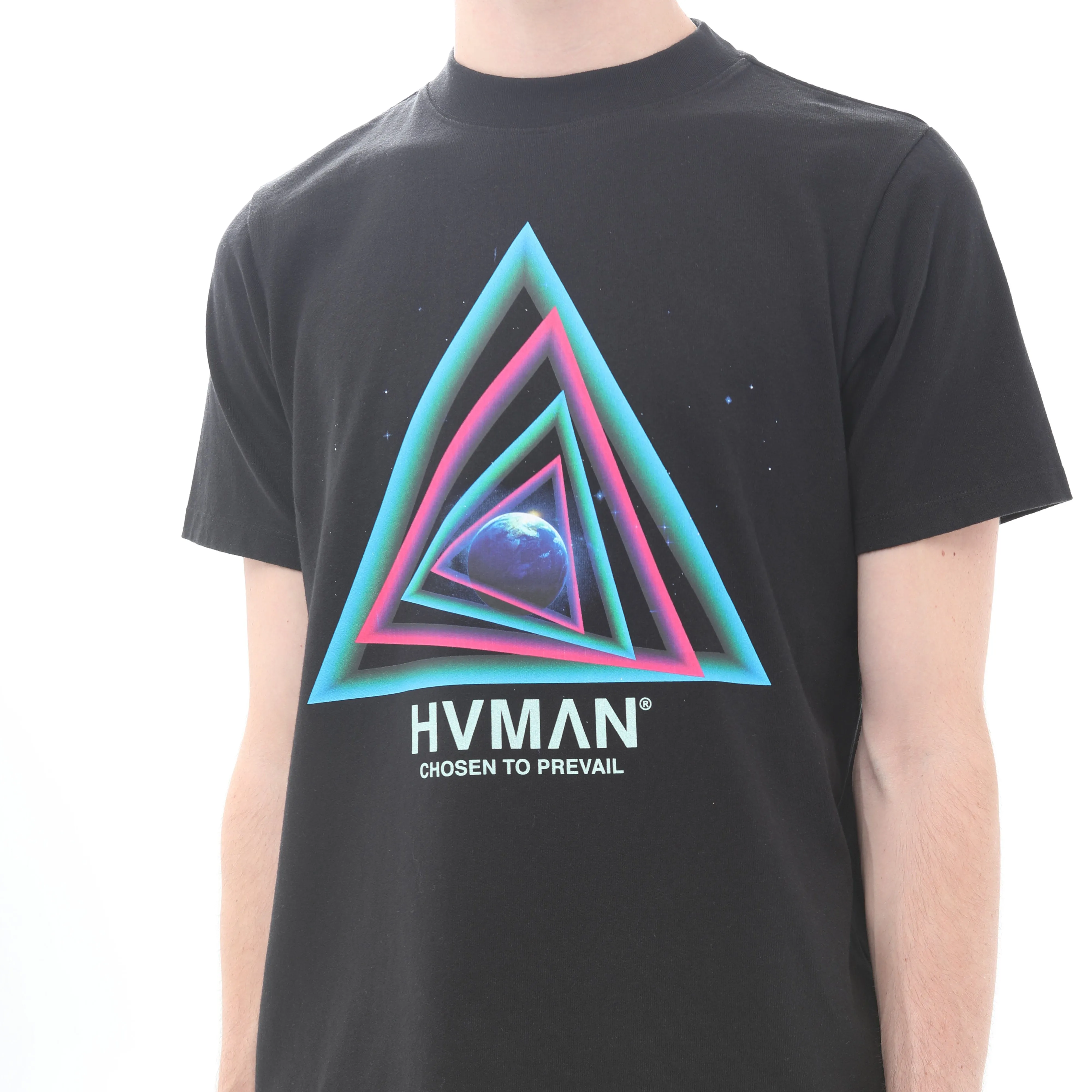 NOVELTY TEE "WARP SPEED" IN BLACK