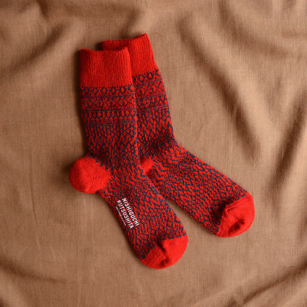 Oslo Jacquard Wool Socks (Adults)