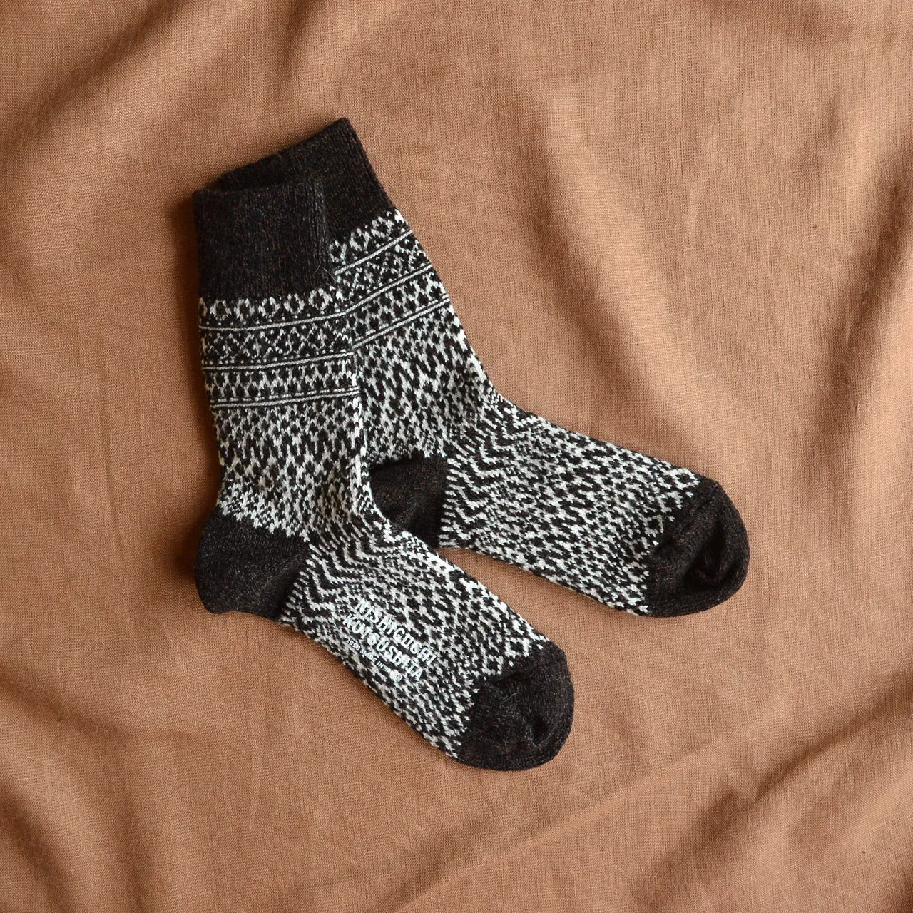 Oslo Jacquard Wool Socks (Adults)