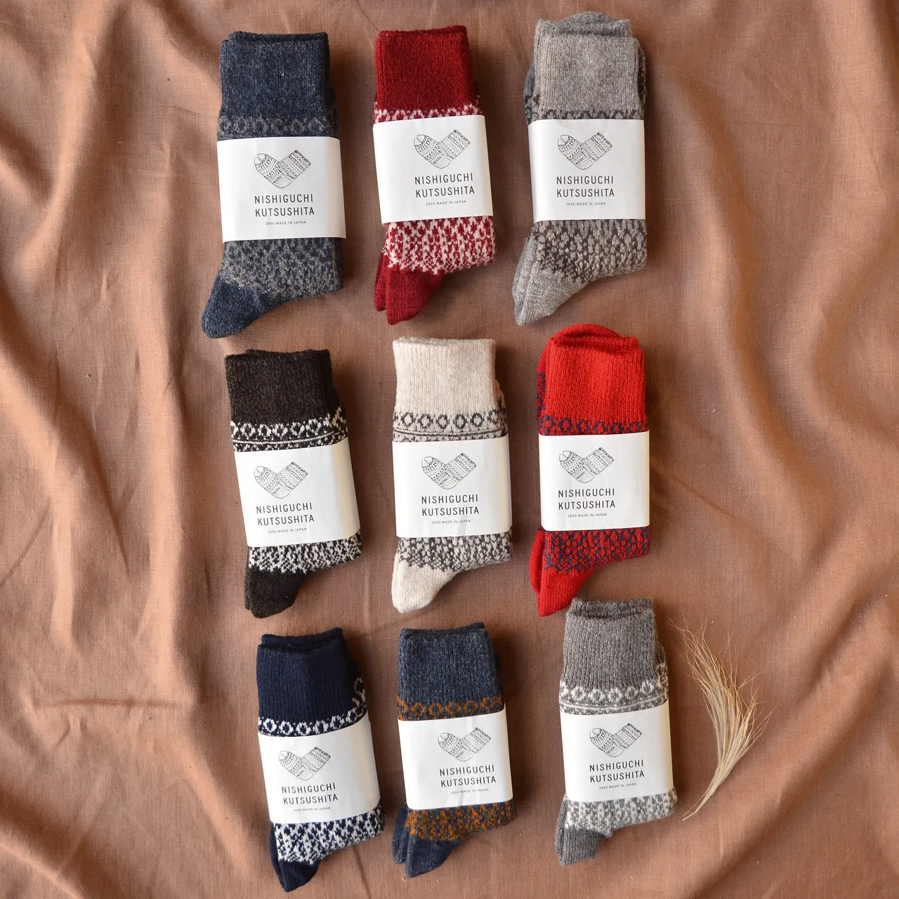 Oslo Jacquard Wool Socks (Adults)