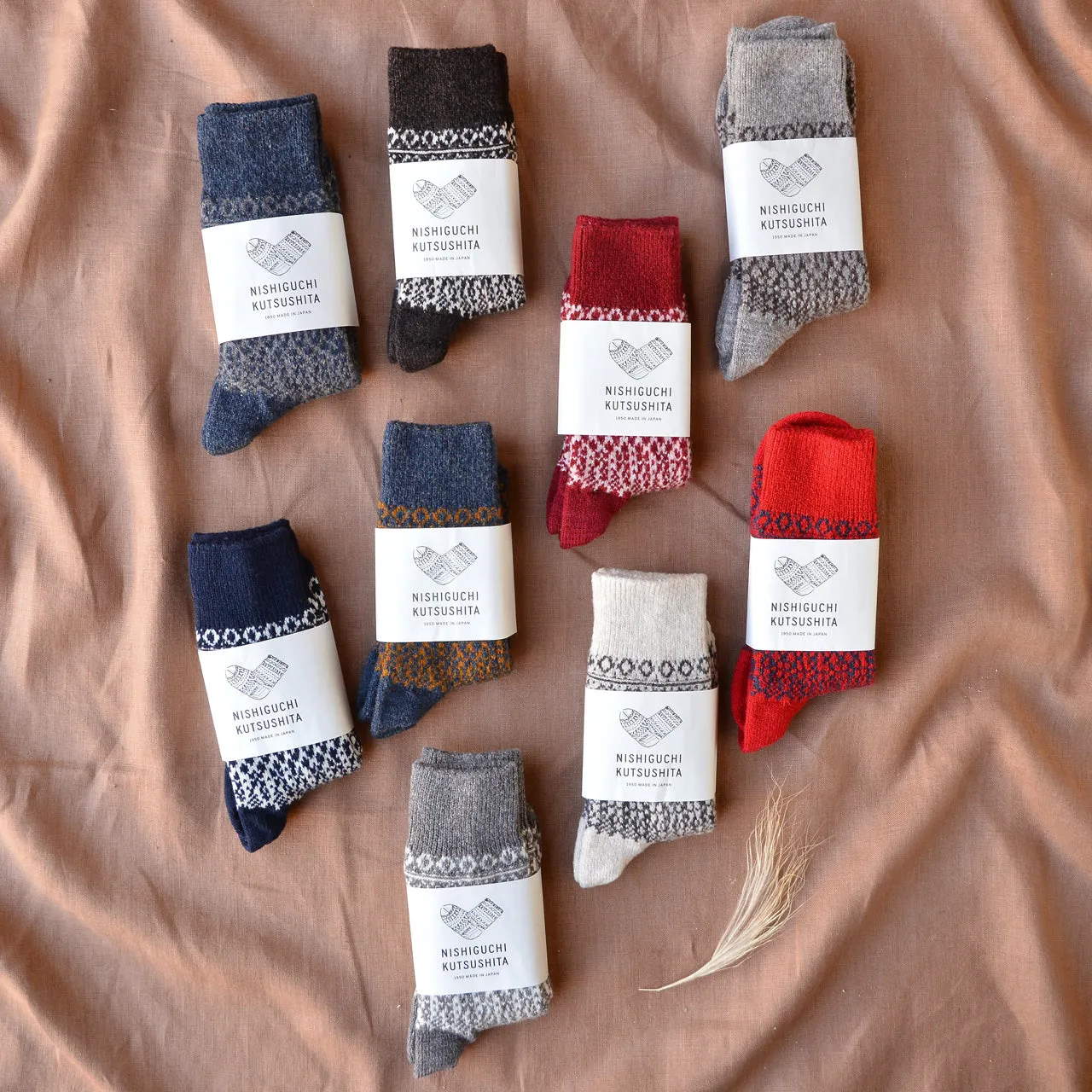 Oslo Jacquard Wool Socks (Adults)