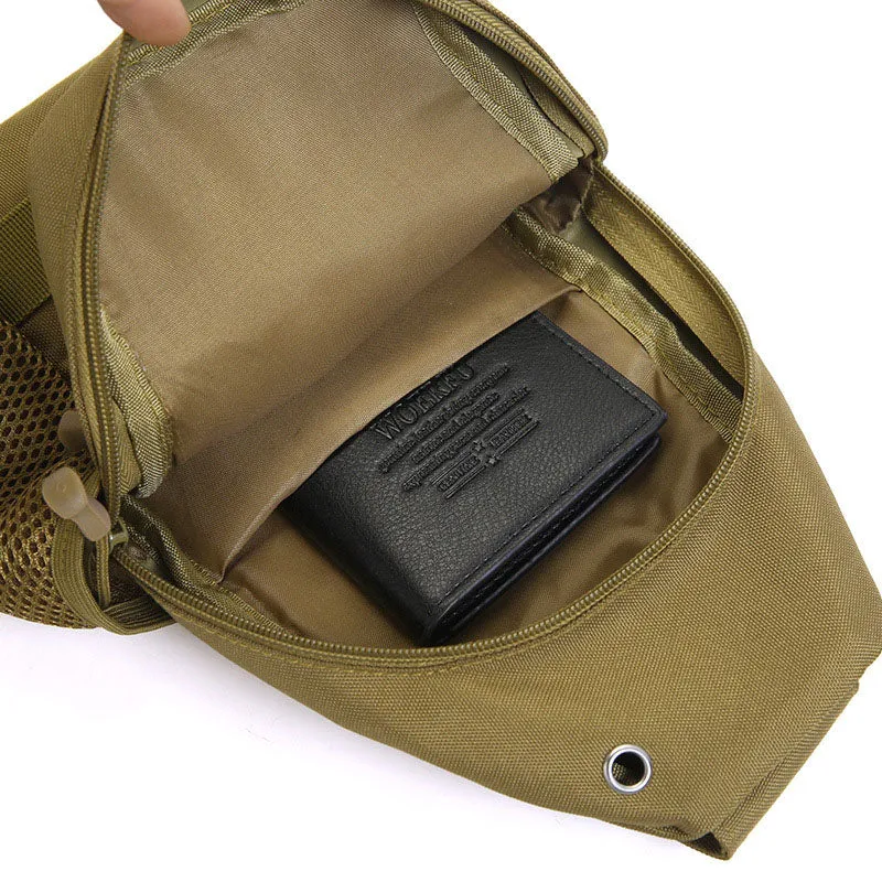 Outdoor  Riding Shoulder Crossbody Bag(With USB Charging Plug)