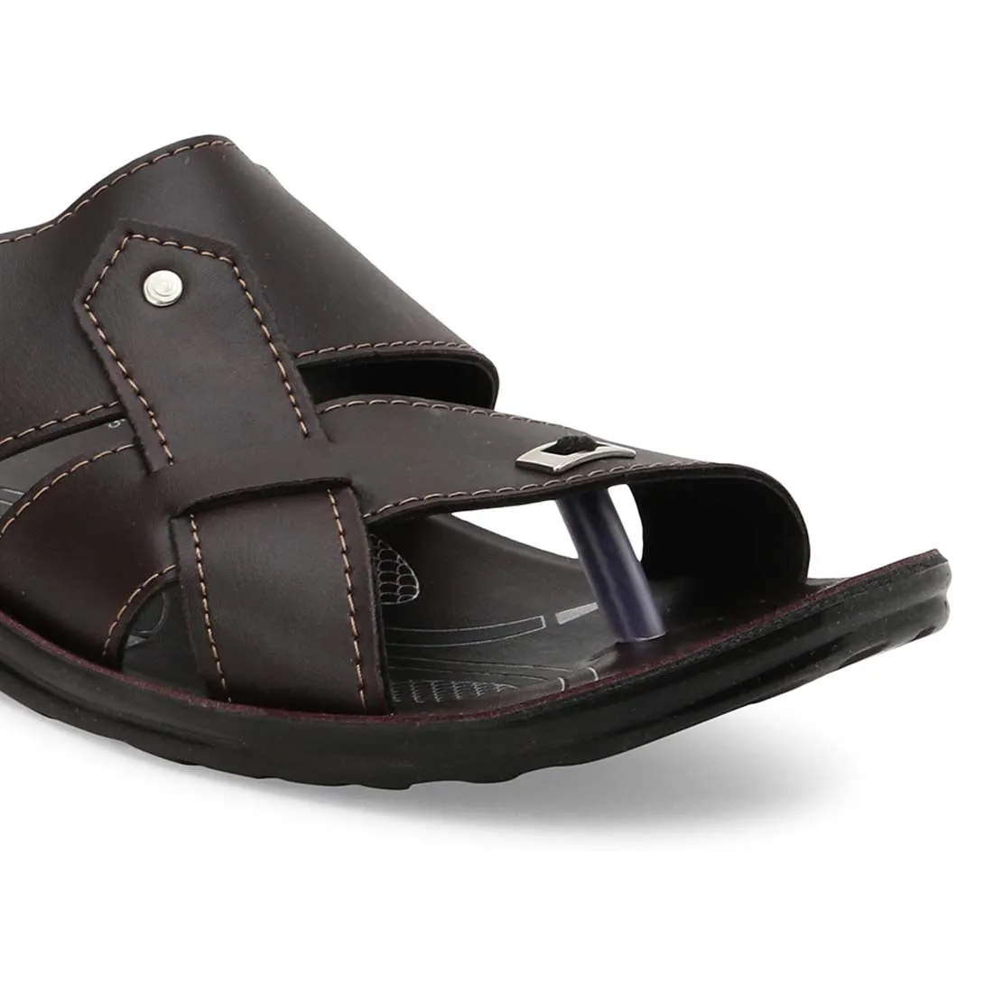 Paragon PU6685T Men Stylish Sandals | Comfortable Sandals for Daily Outdoor Use | Casual Formal Sandals with Cushioned Soles