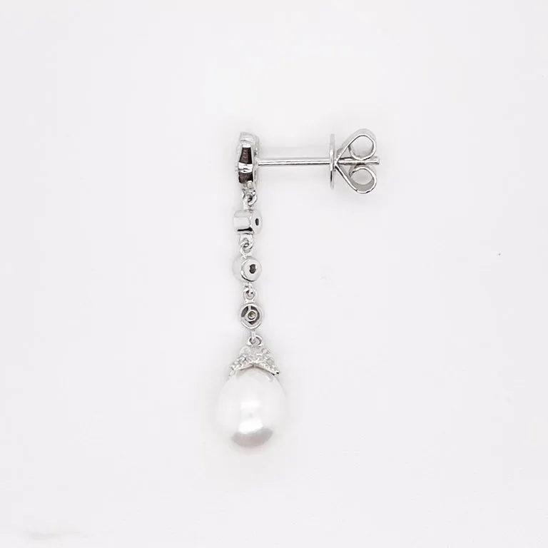 Pearl & Diamonds Formal Earrings