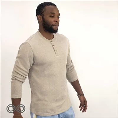 PENN 100% Organic Hemp Football Henley (Nut Buttons, Plastic-free, Elastic-free) (Discontinued)