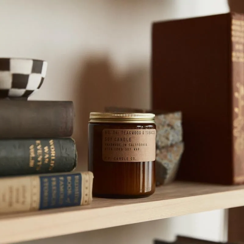 P.F. Candle Co | Teakwood & Tobacco Standard Candle