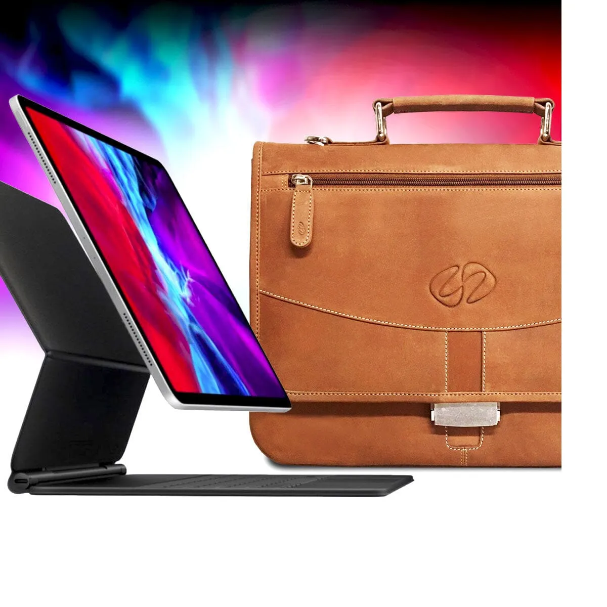 Premium Leather iPad Pro Briefcase