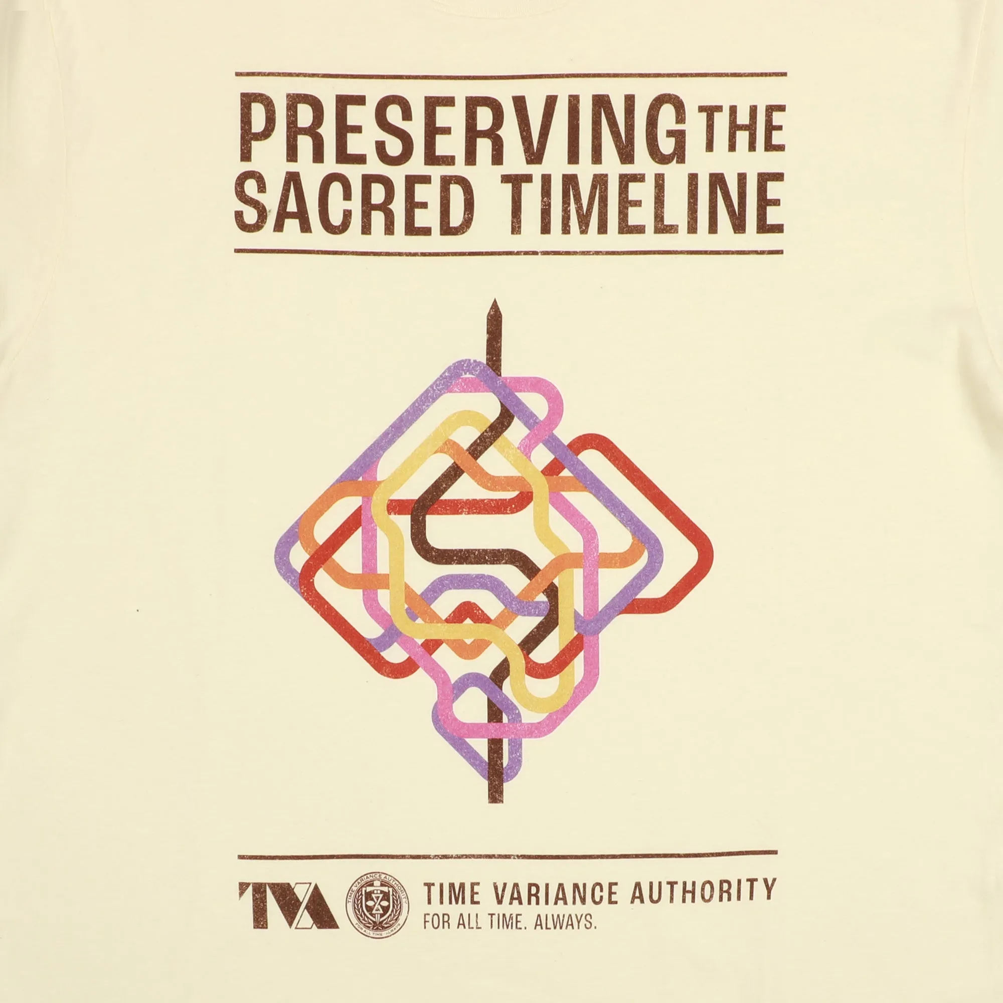 Preserve The Sacred Timeline Natural Tee