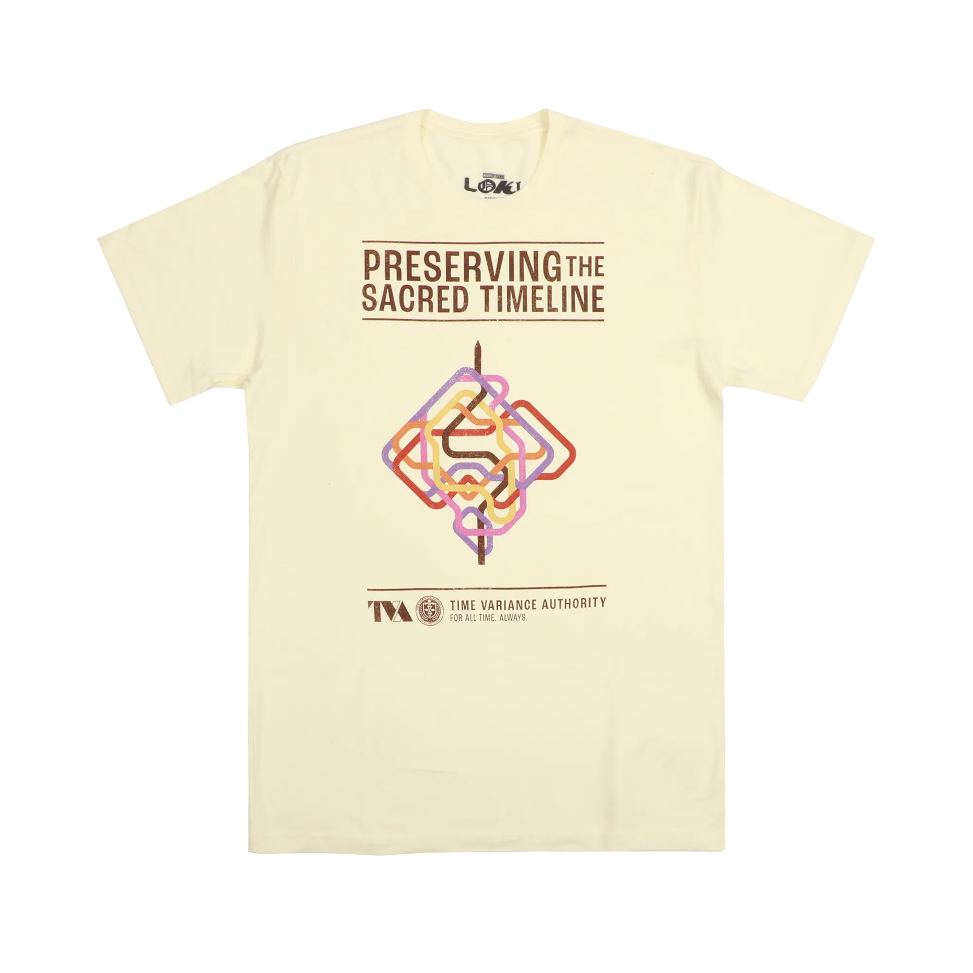 Preserve The Sacred Timeline Natural Tee