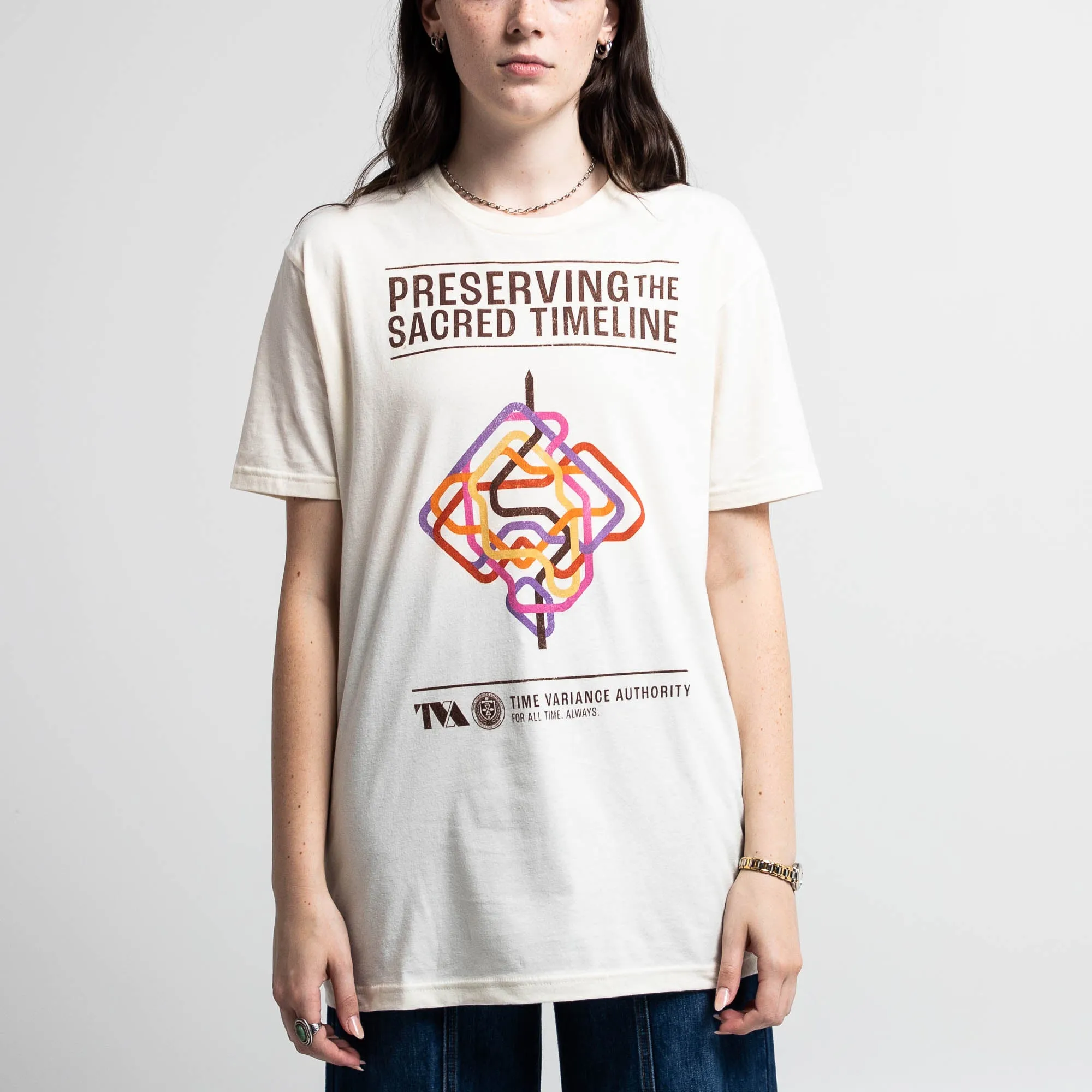 Preserve The Sacred Timeline Natural Tee