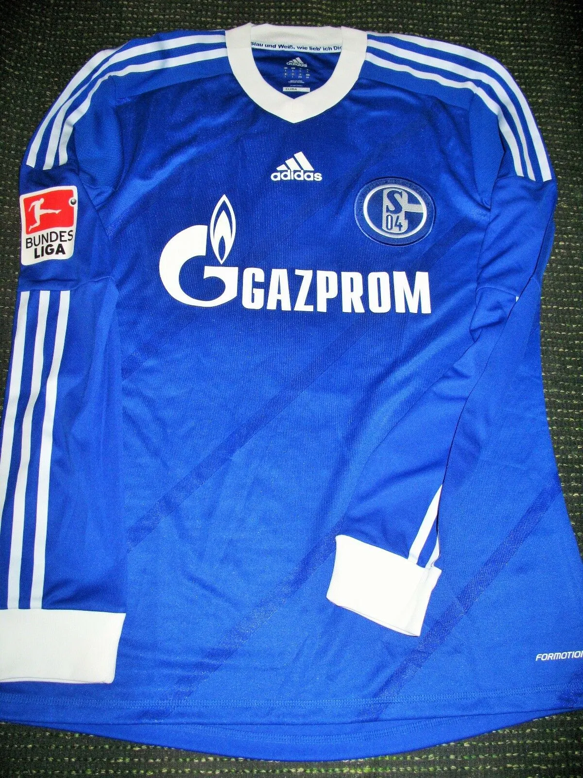 Raul Schalke 04 2011 2012 LAST MATCH PLAYER ISSUE Jersey Shirt Camiseta L