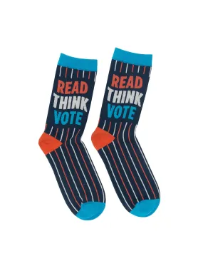 Read Think Vote socks