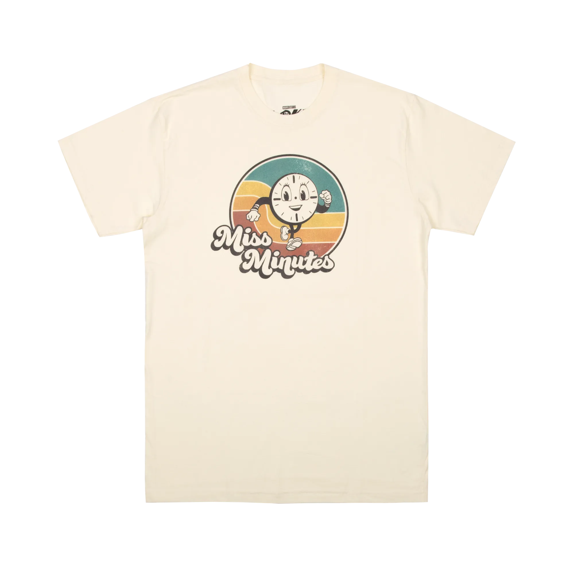 Retro Miss Minutes Natural Tee