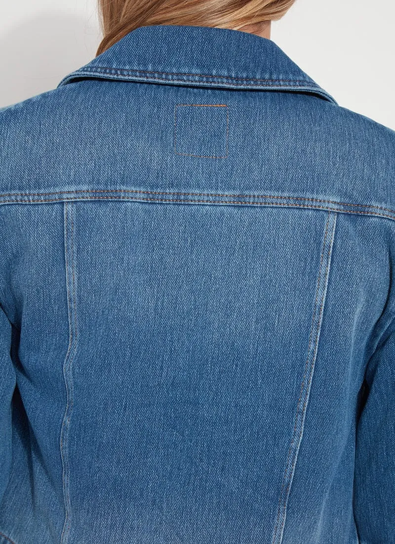 River Crop Denim Jacket