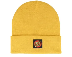 Santa Cruz Classic Logo Beanie - Mustard