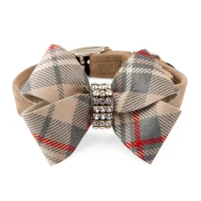 Scotty Doe Plaid Nouveau Bow Collar