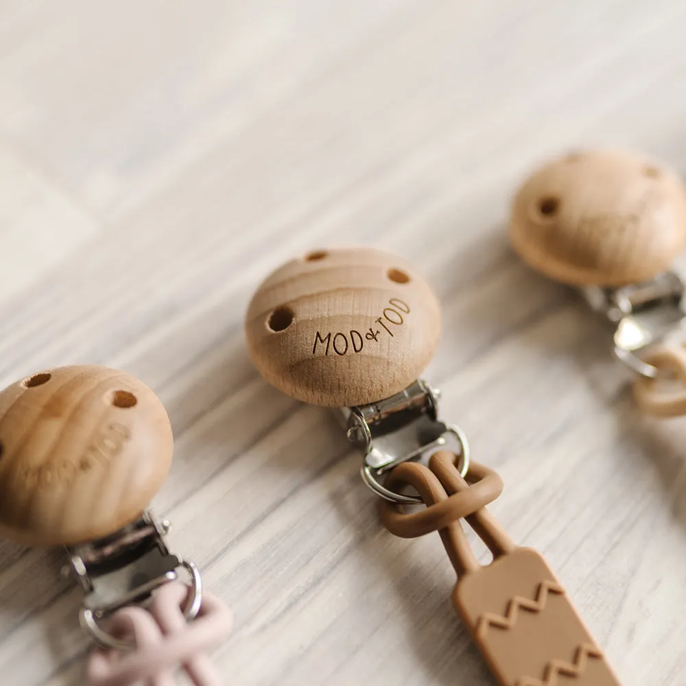 Silicone Pacifier Clip | Chai