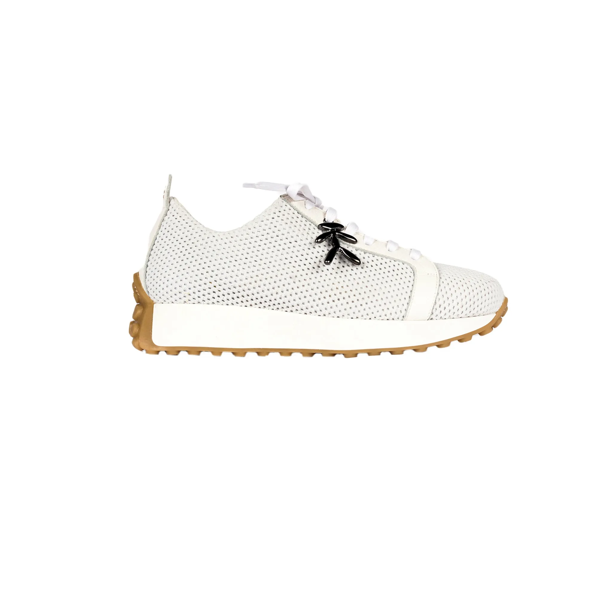 Sneaker Rete Stretch White