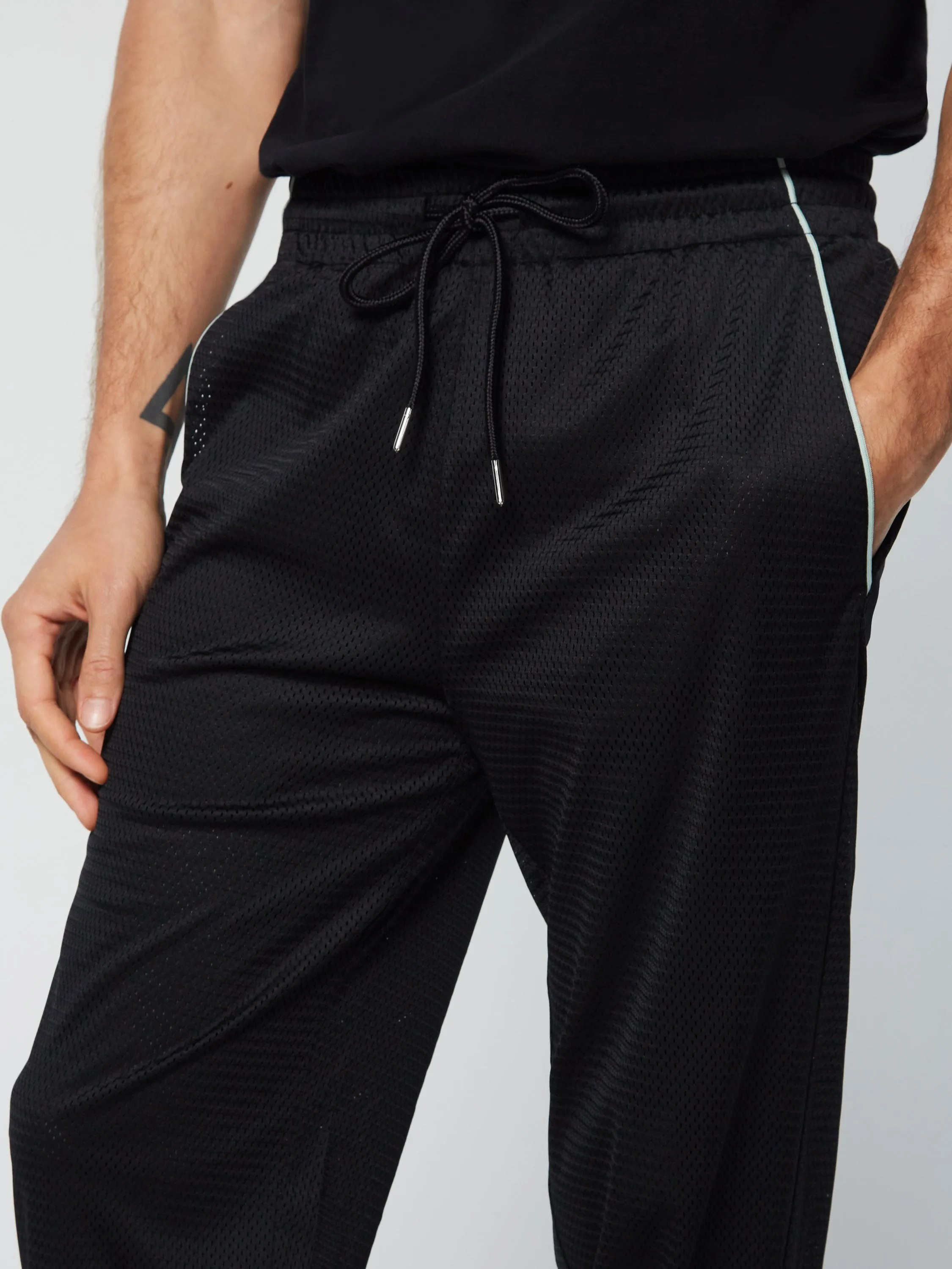 Spazio Dallas Track Pant- Black Beauty