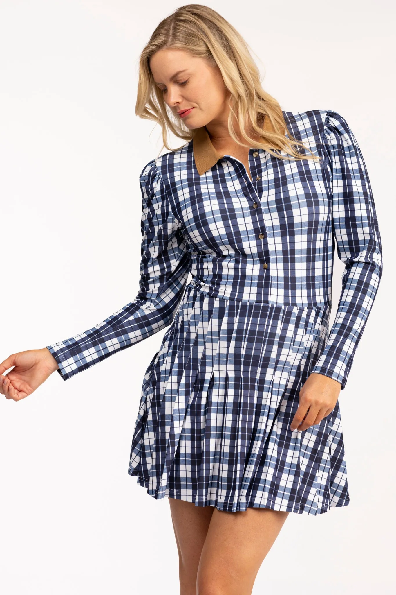 The Edith Dress - Mariners Plaid