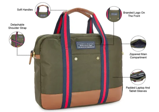 Tommy Hilfiger Franklin Business Case (Olive)