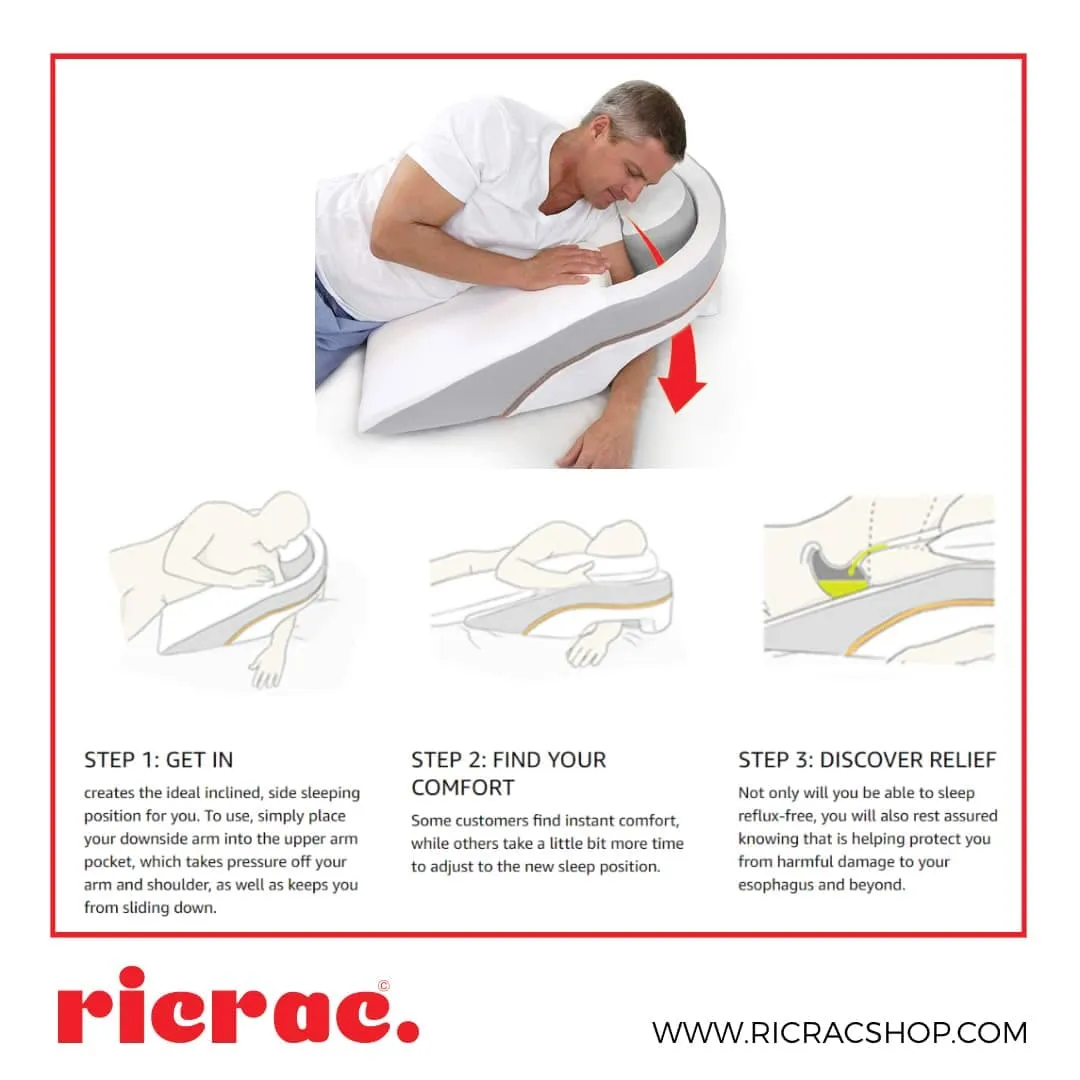 Wedge Pillow with an Arm Hole - Radon