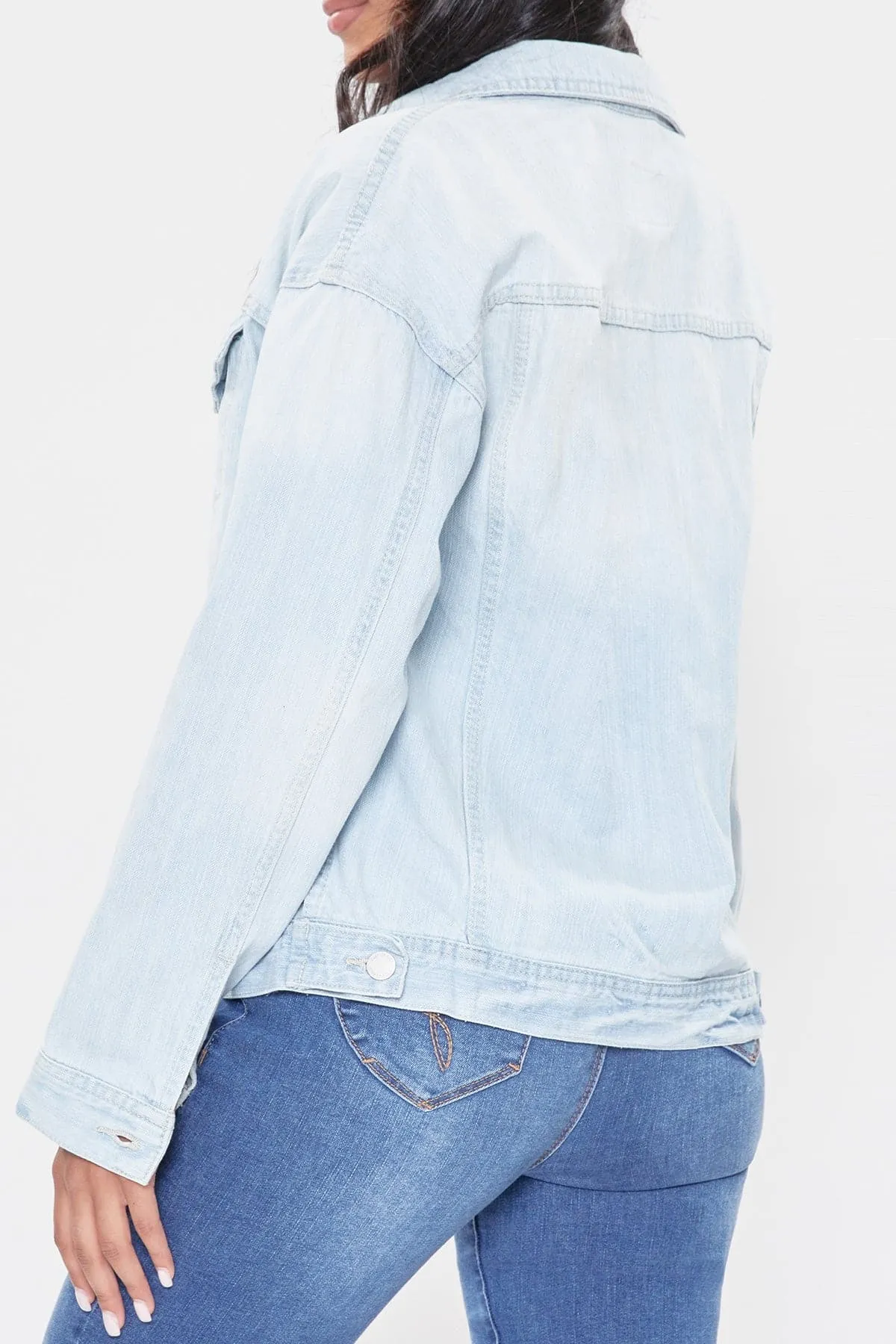 Women's Oversized Boyfriend Denim Jacket