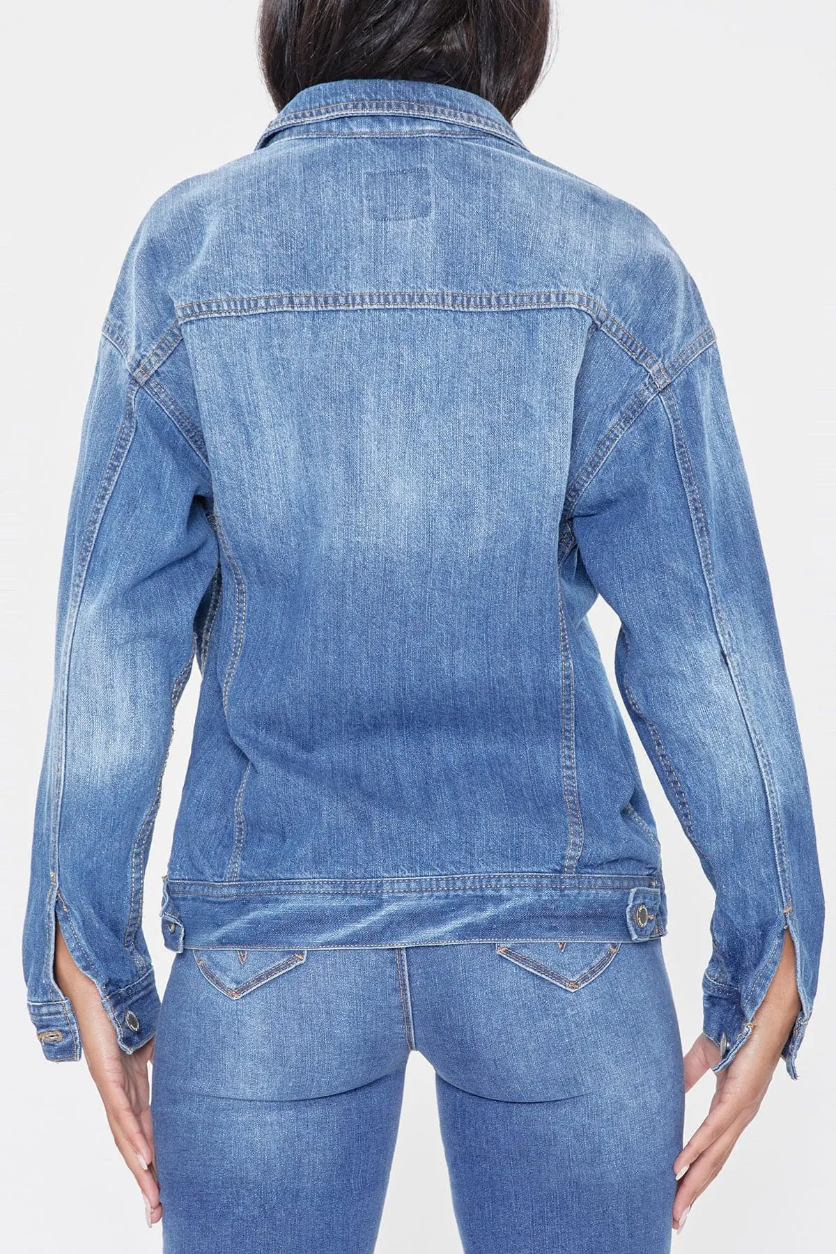 Women's Oversized Boyfriend Denim Jacket